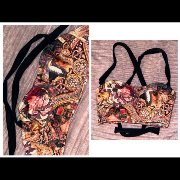 Fleur du Mal Tops - Fleur du Mal, Bonsoir Bella Bustier, handmade and one of a kind. EUC.
